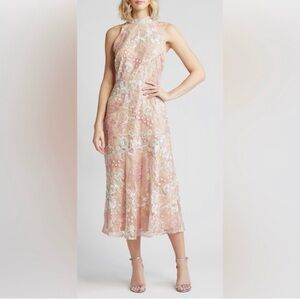 SAM EDELMAN FLORAL SEQUIN DRESS IN SZ 10…NWT…VERY NICE!!!